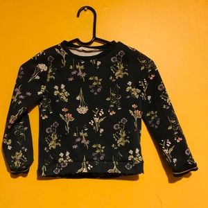 H&M’s girls floral sweatshirt